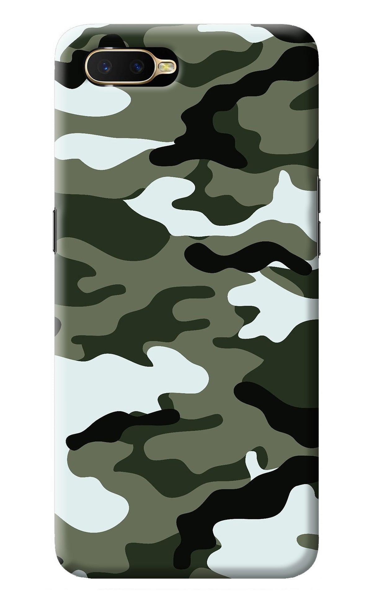 Camouflage Oppo K1 Back Cover