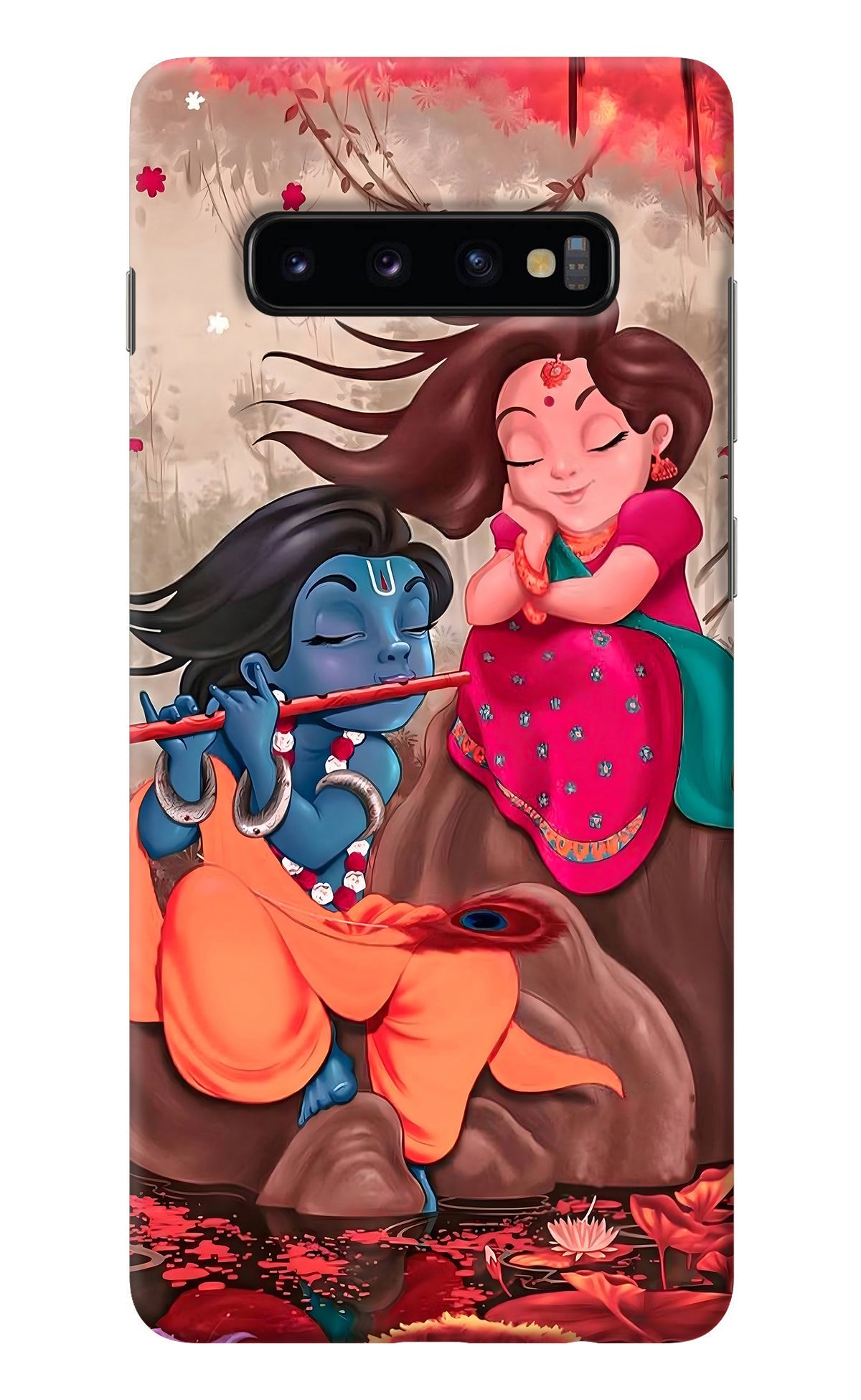 Radhe Krishna Samsung S10 Plus Back Cover