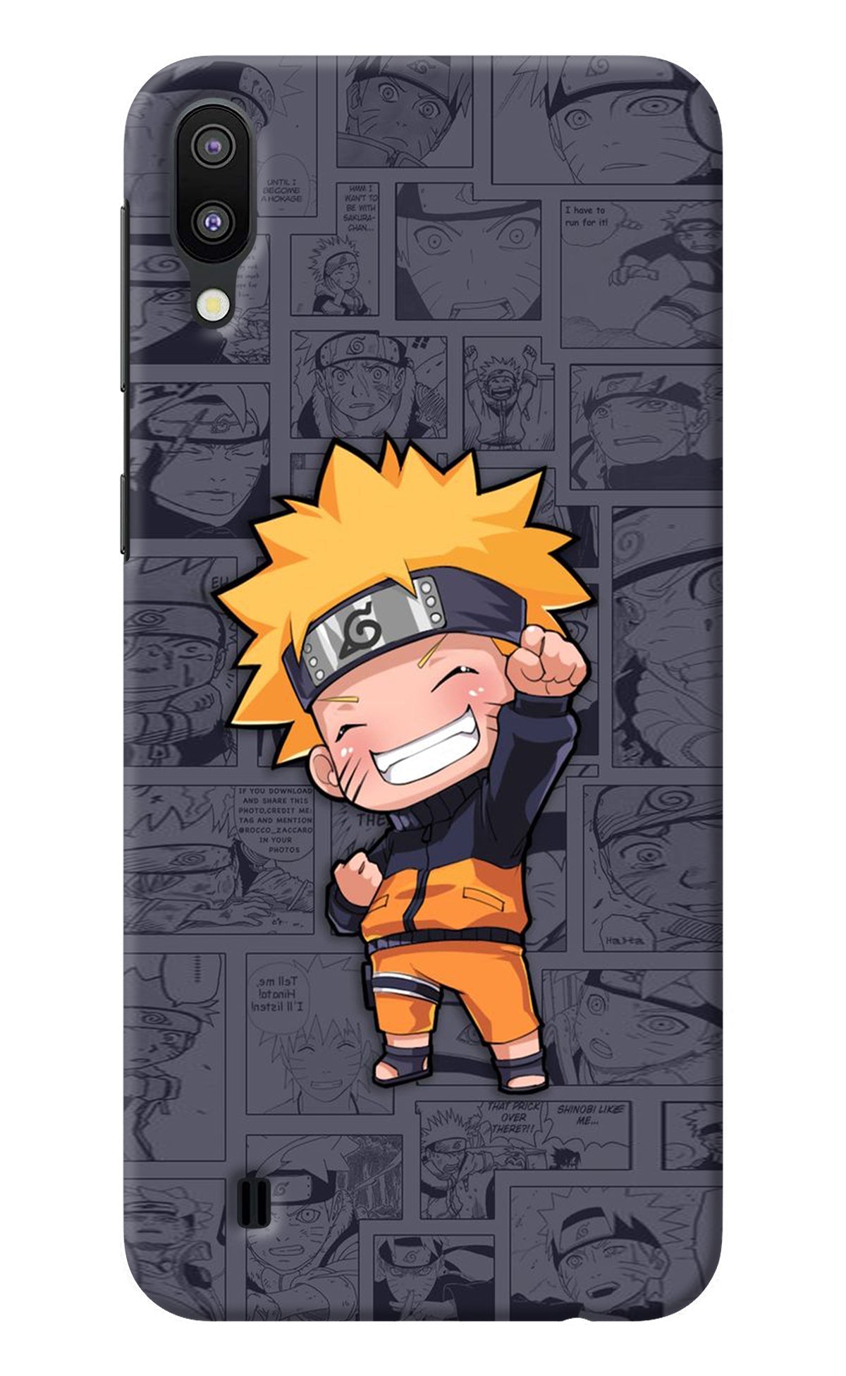 Chota Naruto Samsung M10 Back Cover