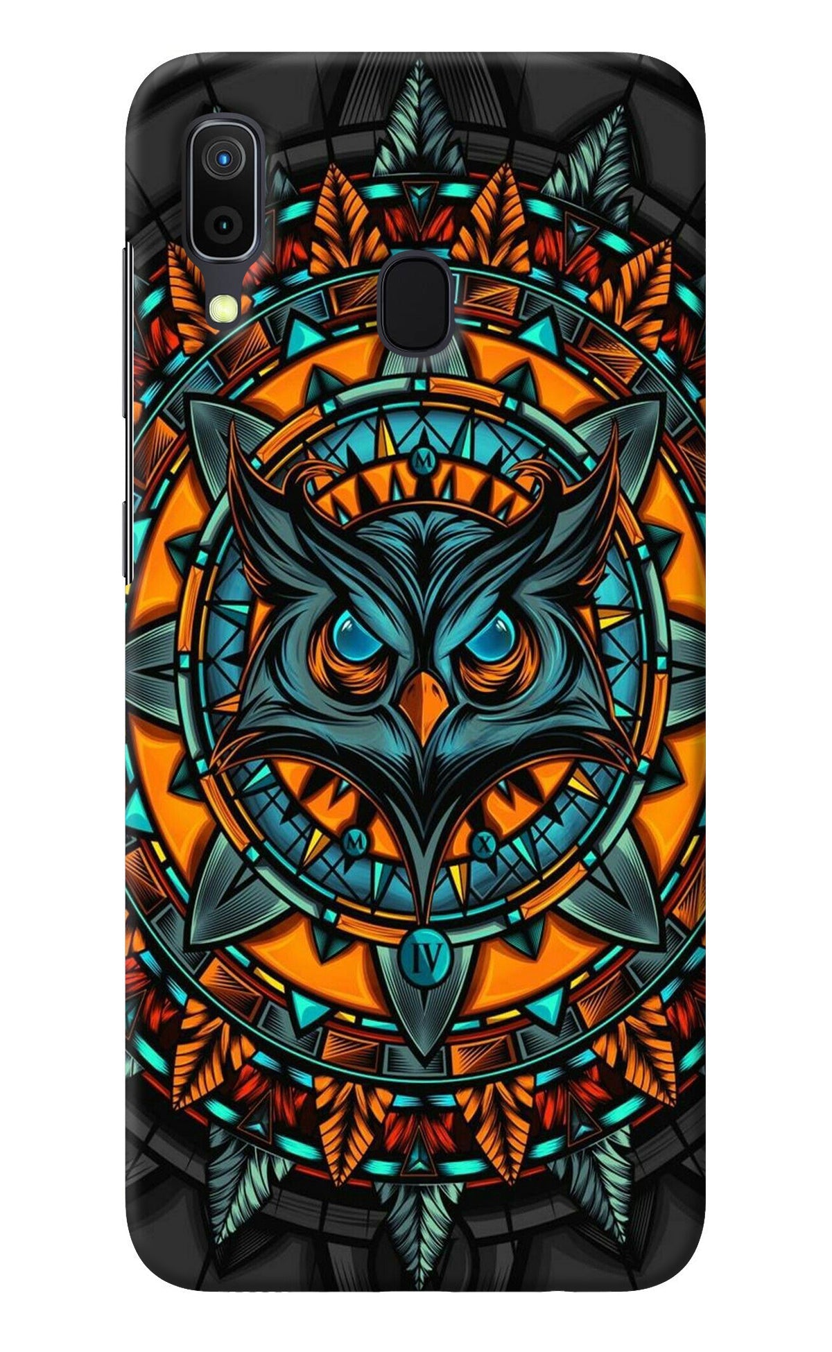 Angry Owl Art Samsung A30 Back Cover