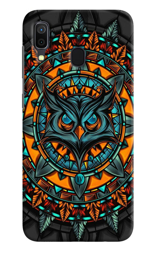 Angry Owl Art Case for Samsung A30 by Casekaro