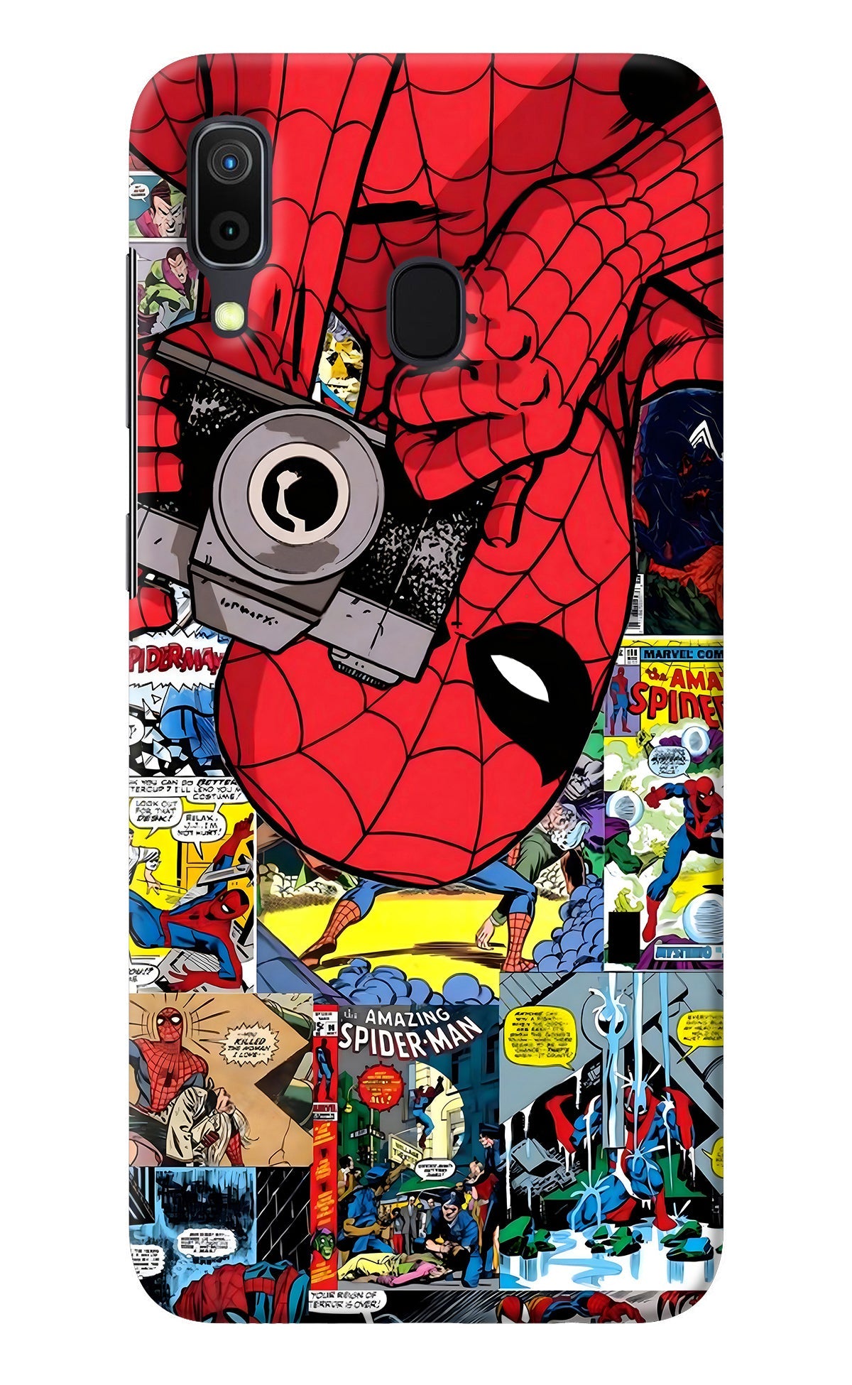 Spider Man Samsung A30 Back Cover