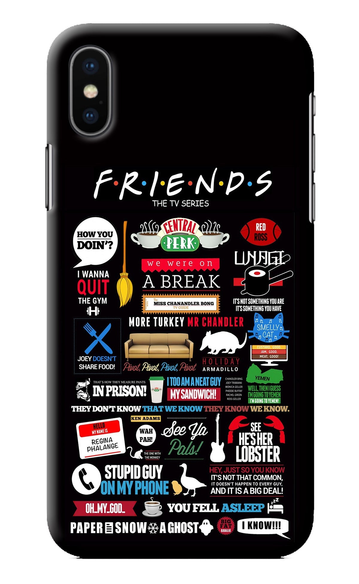 FRIENDS iPhone XS Back Cover