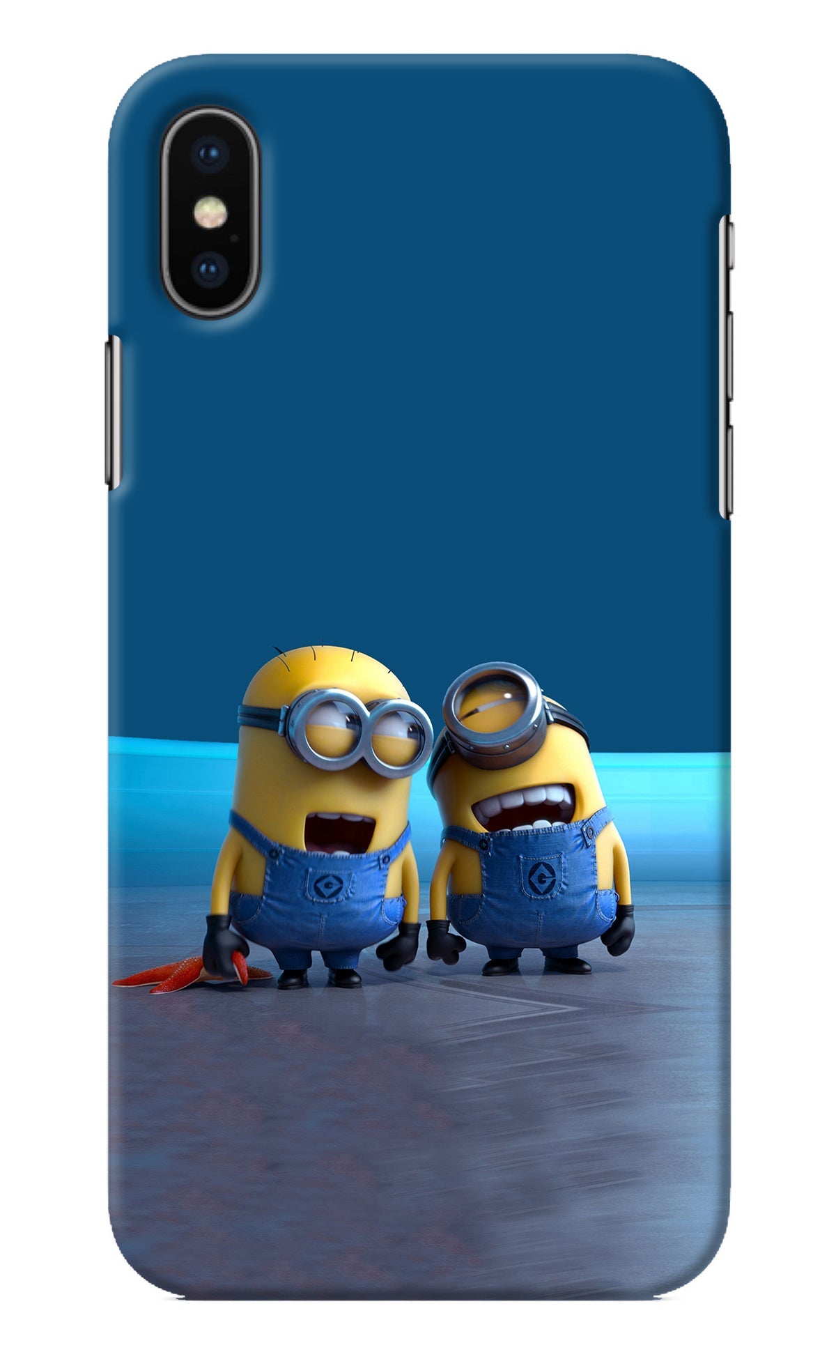 Minion Laughing iPhone XS Back Cover