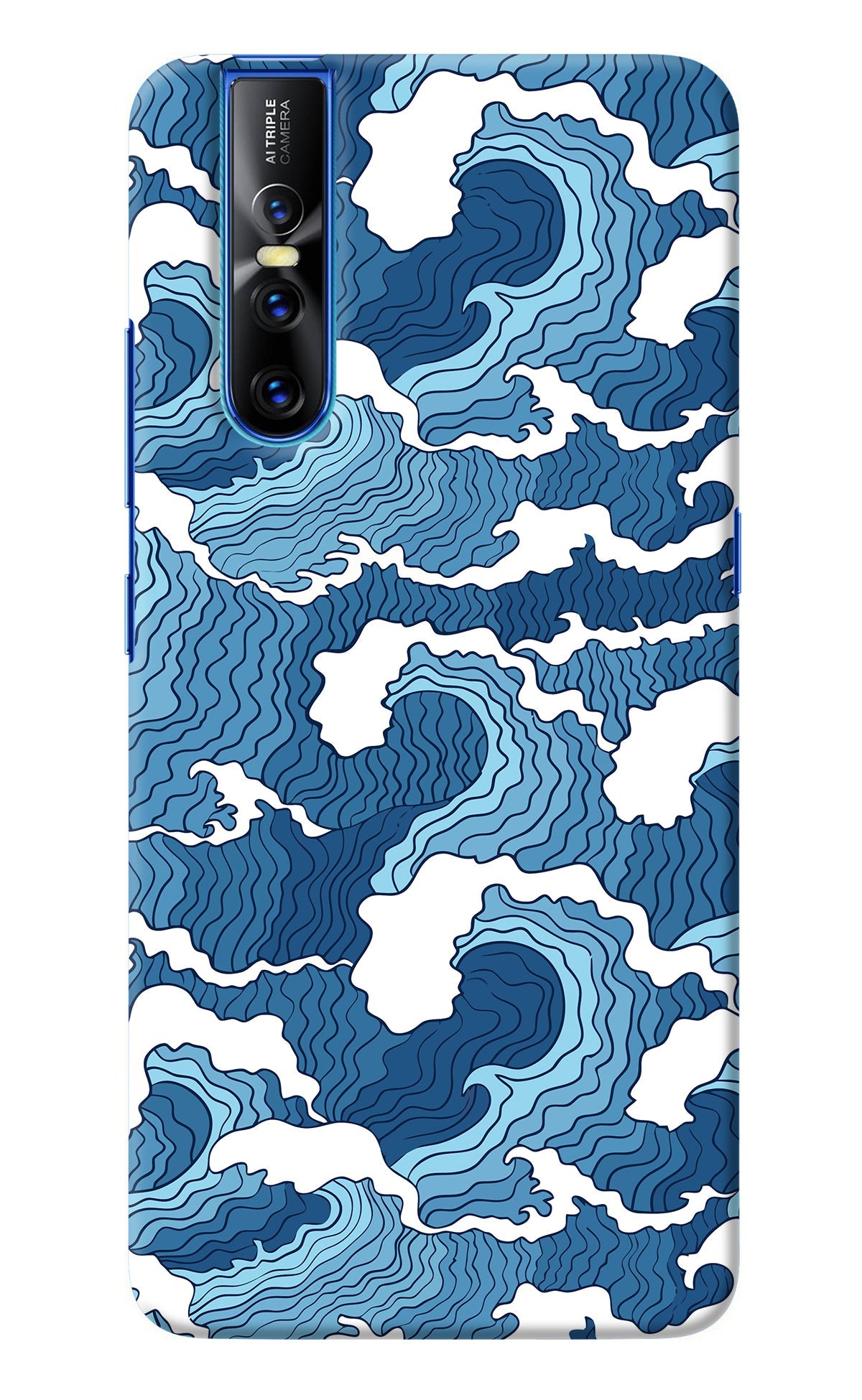 Blue Waves Vivo V15 Pro Back Cover