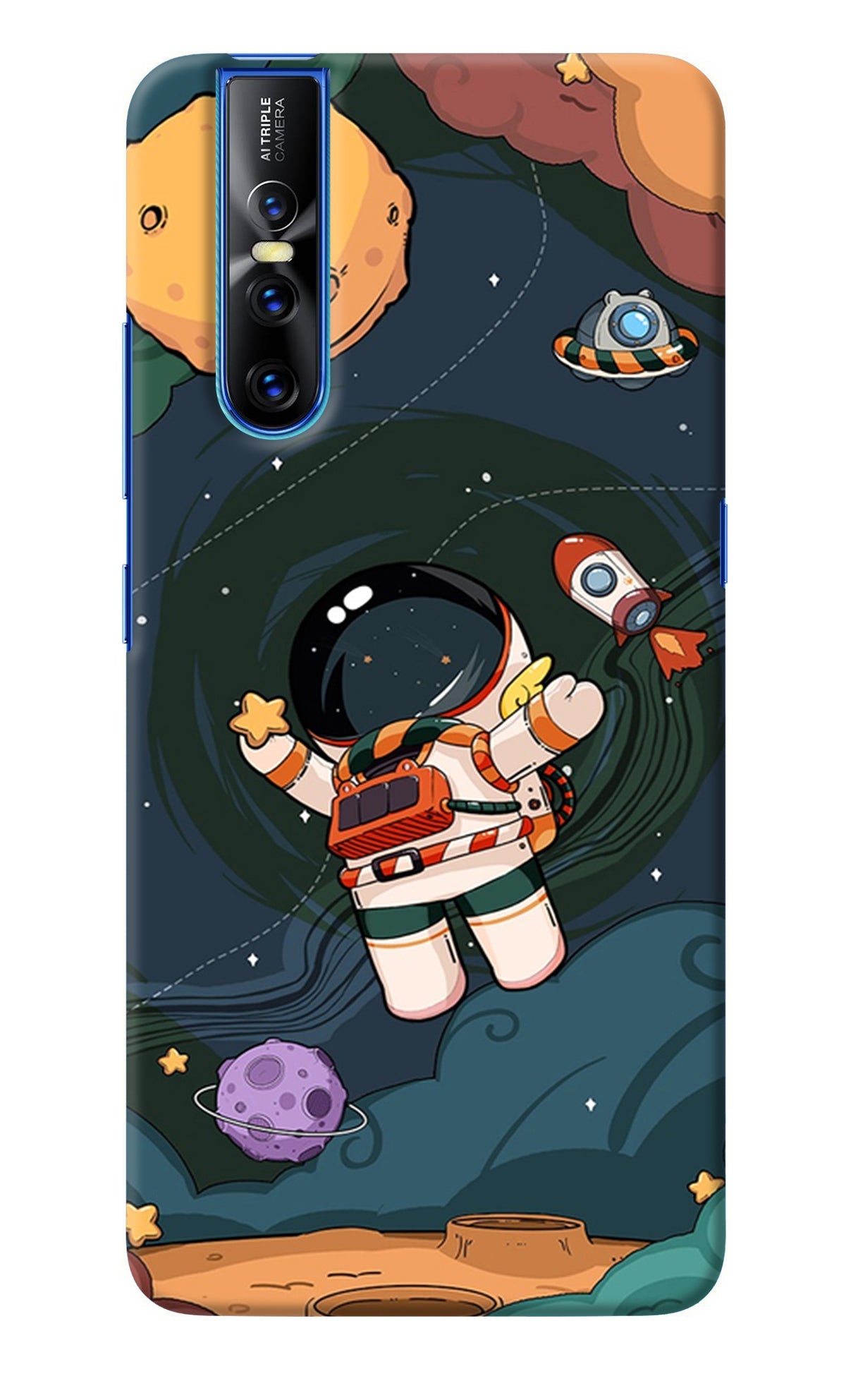 Cartoon Astronaut Vivo V15 Pro Back Cover