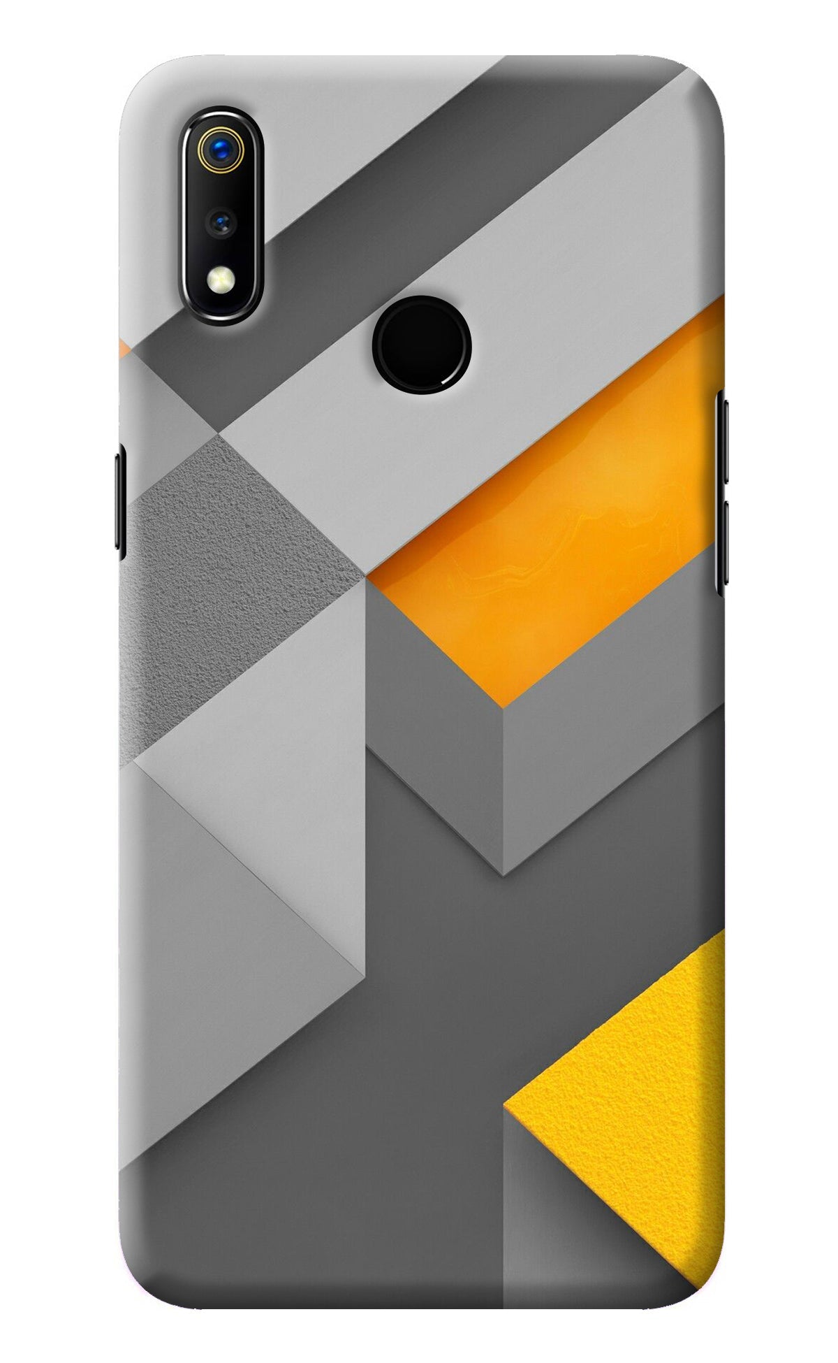 Abstract Realme 3 Back Cover