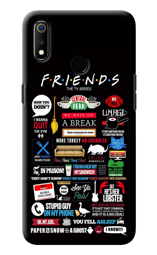 FRIENDS Realme 3 Back Cover