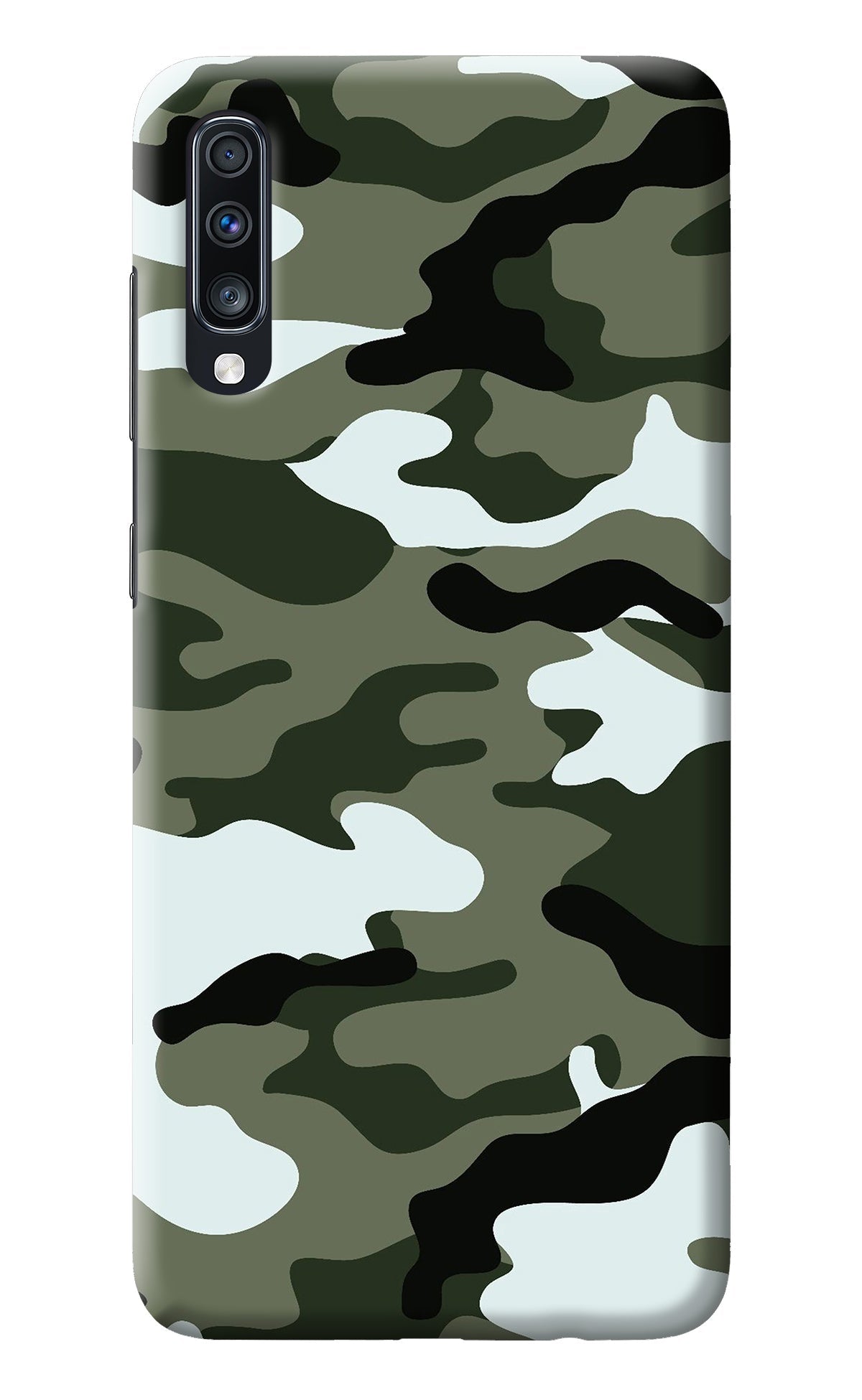 Camouflage Samsung A70 Back Cover