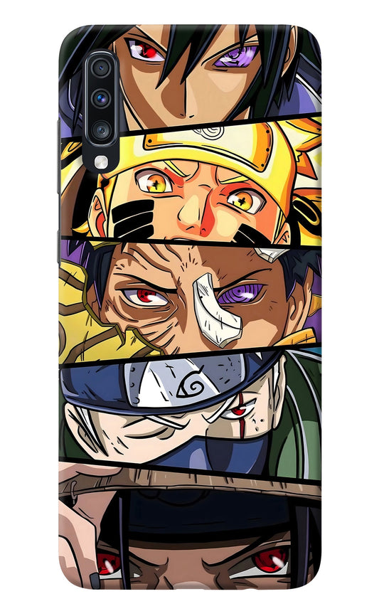 Naruto Character Samsung A70 Back Cover