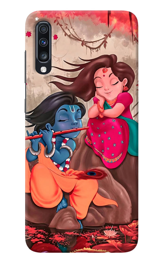 Radhe Krishna Samsung A70 Back Cover