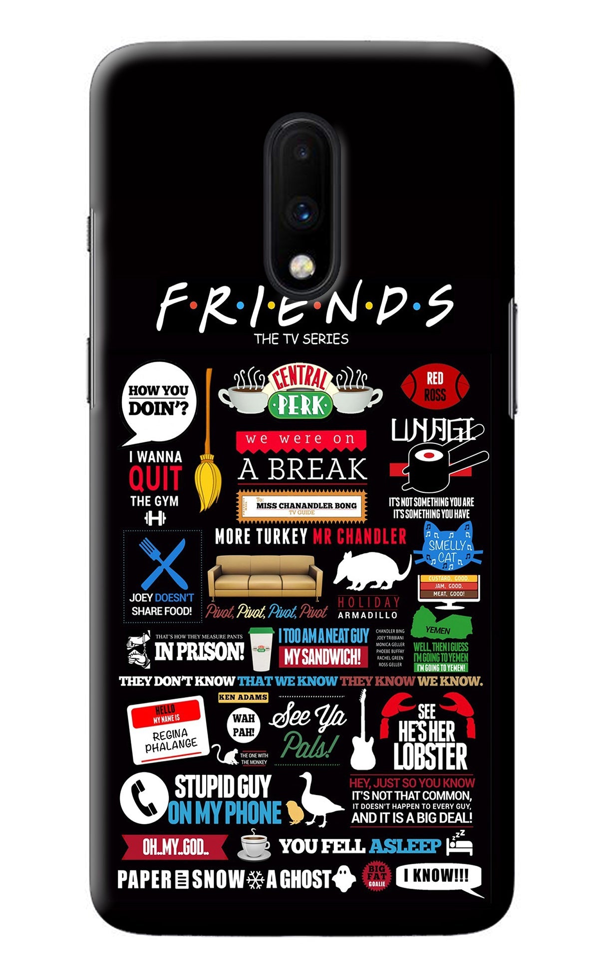 FRIENDS Oneplus 7 Back Cover