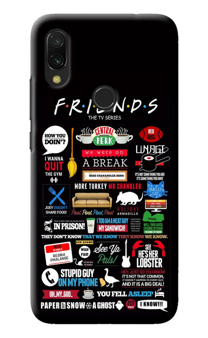 FRIENDS Redmi Y3 Back Cover