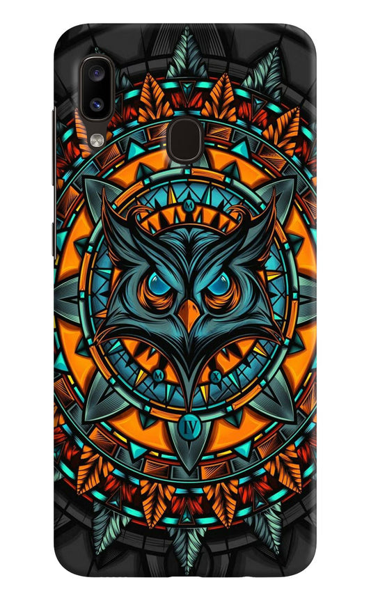 Angry Owl Art Case for Samsung A20/M10s by Casekaro