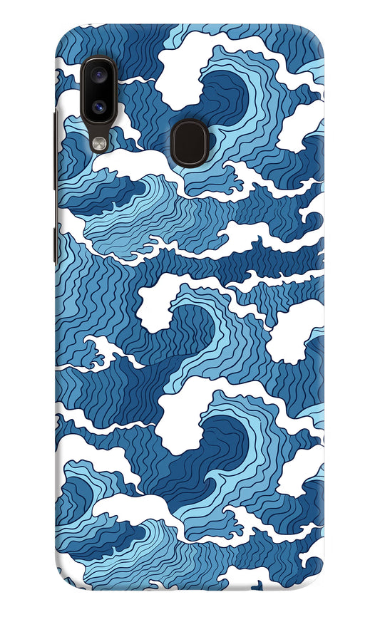 Blue Waves Case for Samsung A20/M10s by Casekaro