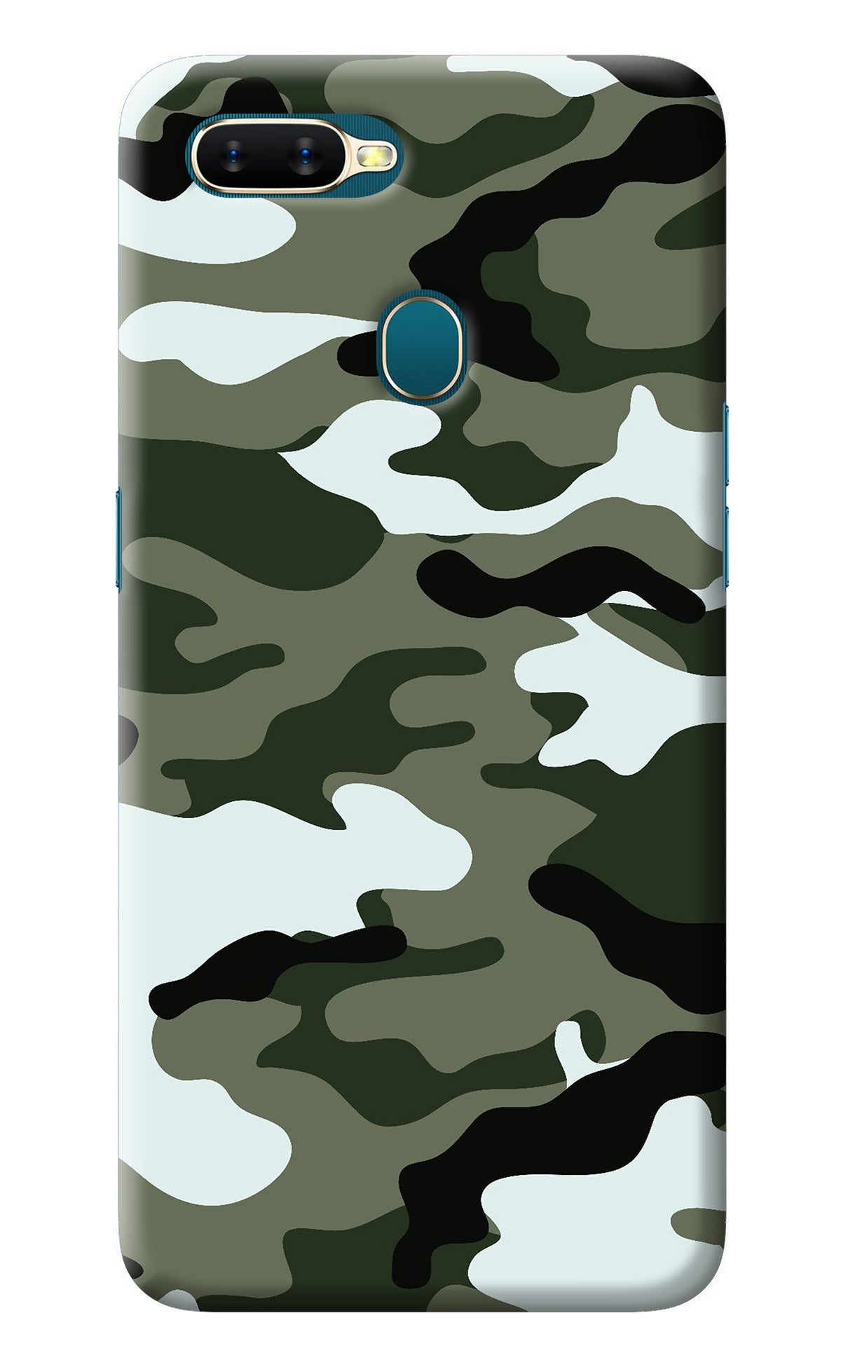 Camouflage Oppo A7/A5s/A12 Back Cover