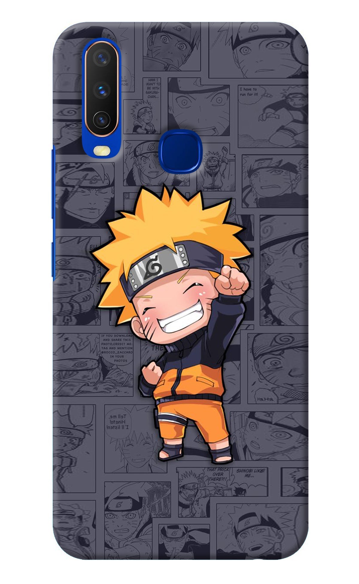 Chota Naruto Vivo Y15/Y17 Back Cover