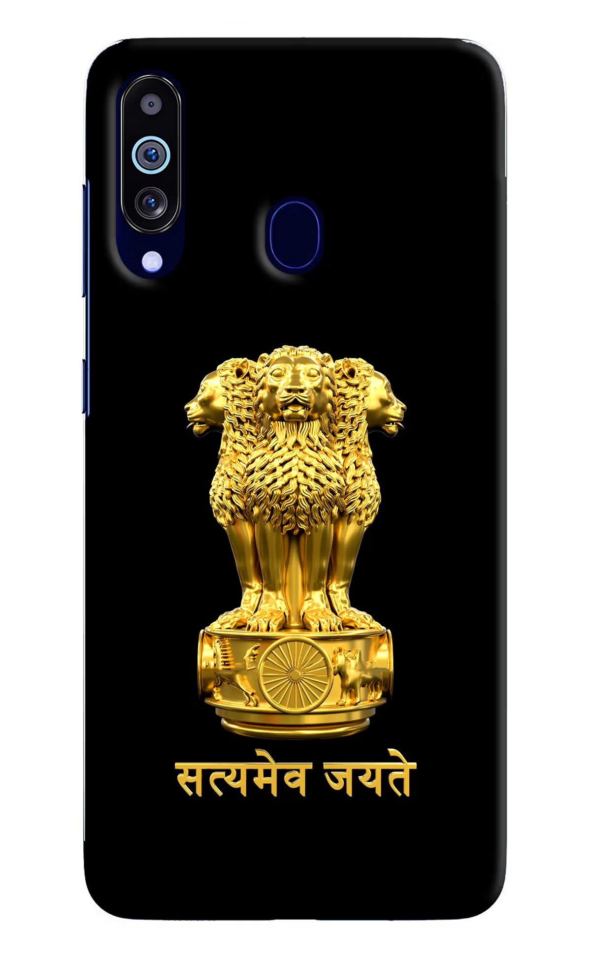 Satyamev Jayate Golden Case for Samsung M40/A60 by Casekaro
