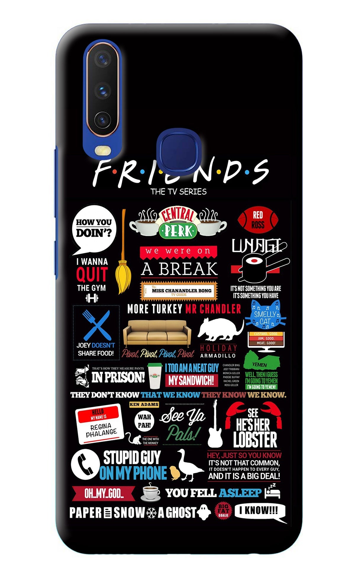 FRIENDS Vivo Y11/Y12/U10 Back Cover