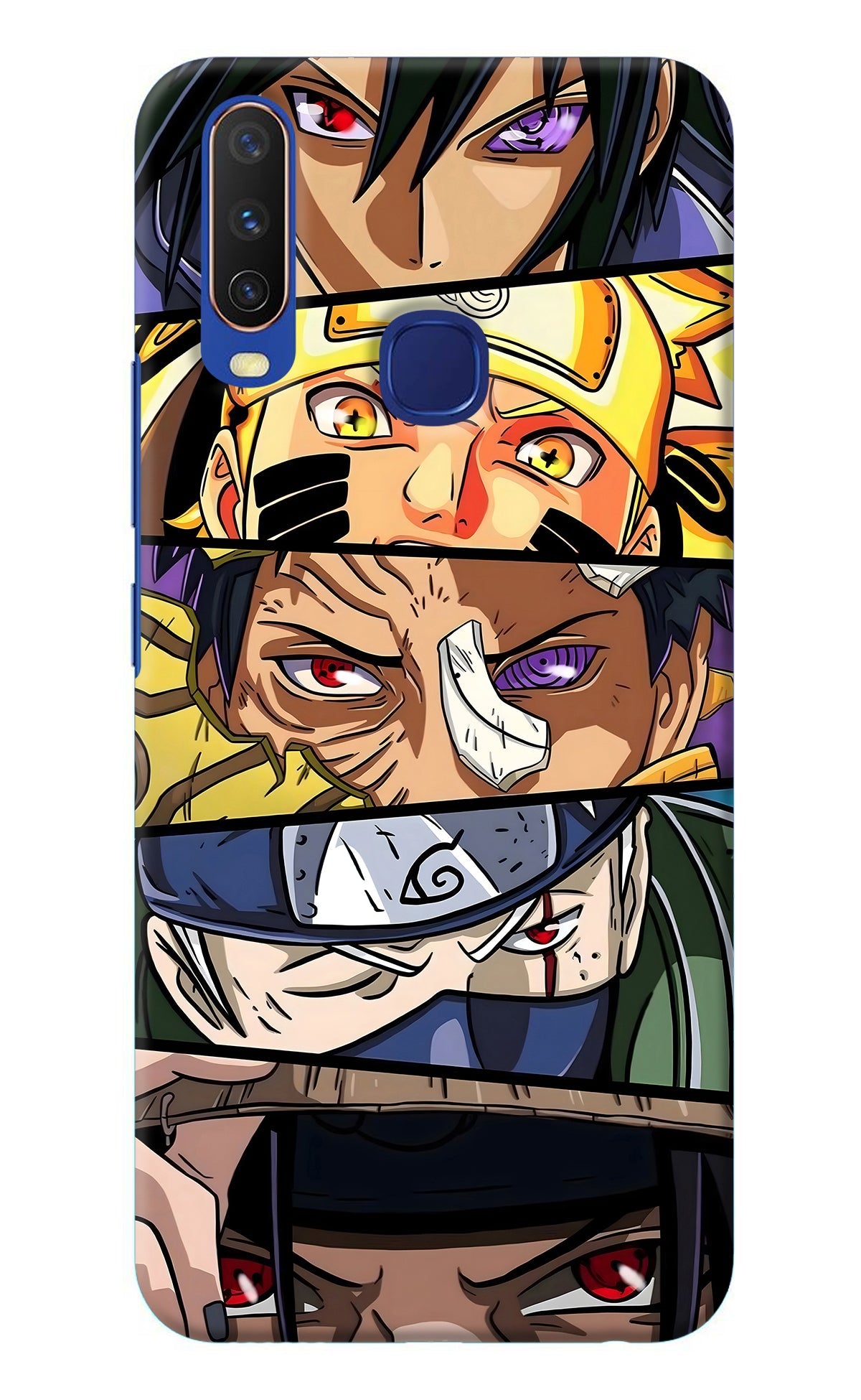 Naruto Character Vivo Y11/Y12/U10 Back Cover