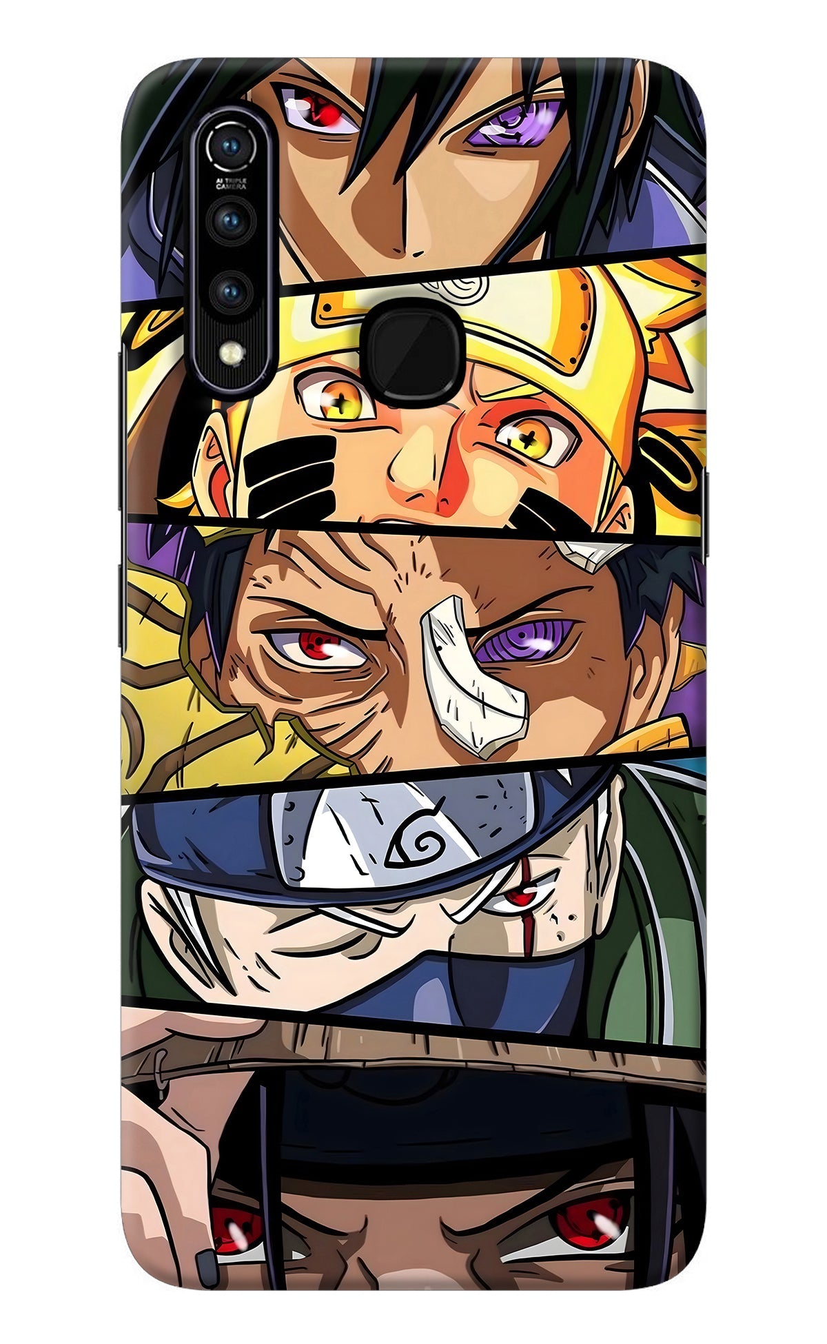 Naruto Character Vivo Z1 Pro Back Cover