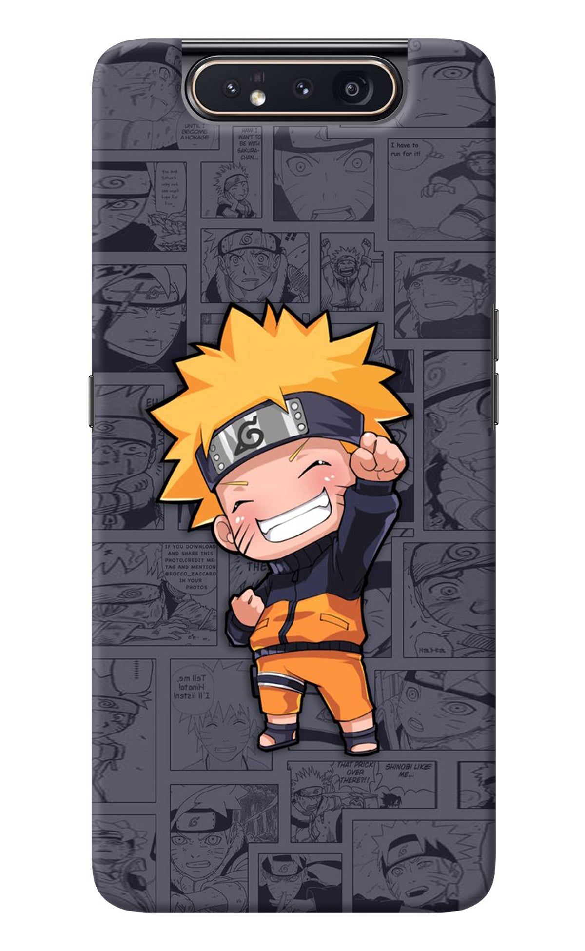 Chota Naruto Samsung A80 Back Cover