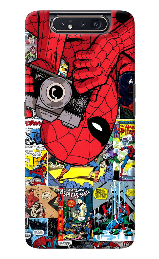 Spider Man Samsung A80 Back Cover