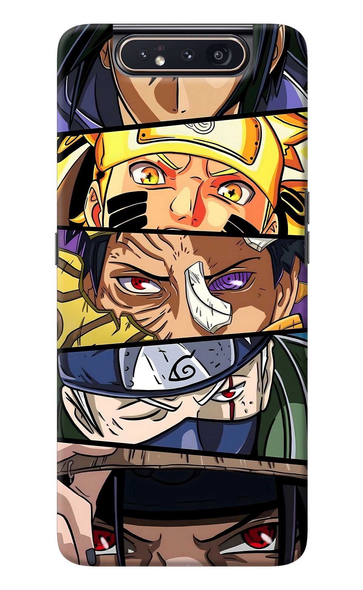 Naruto Character Samsung A80 Back Cover