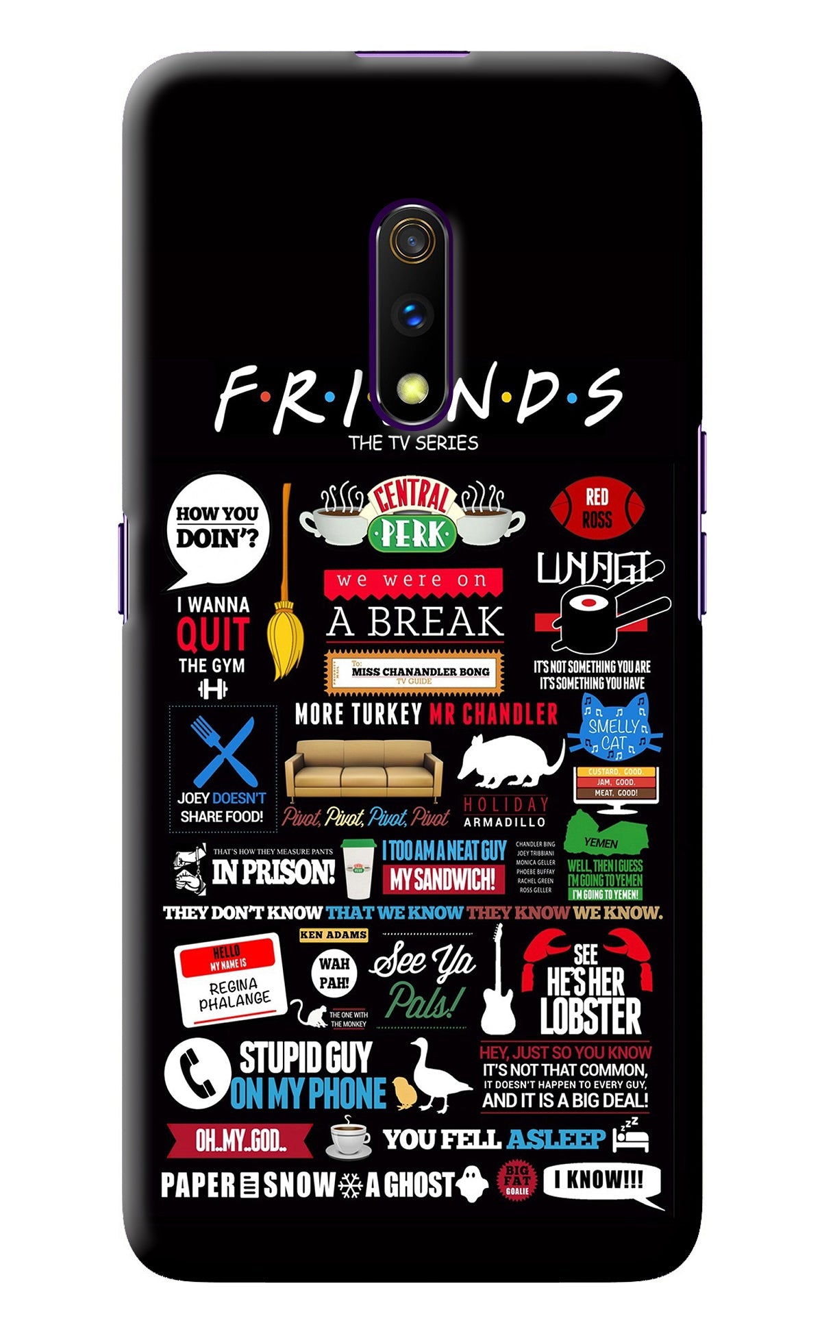 FRIENDS Realme X Back Cover