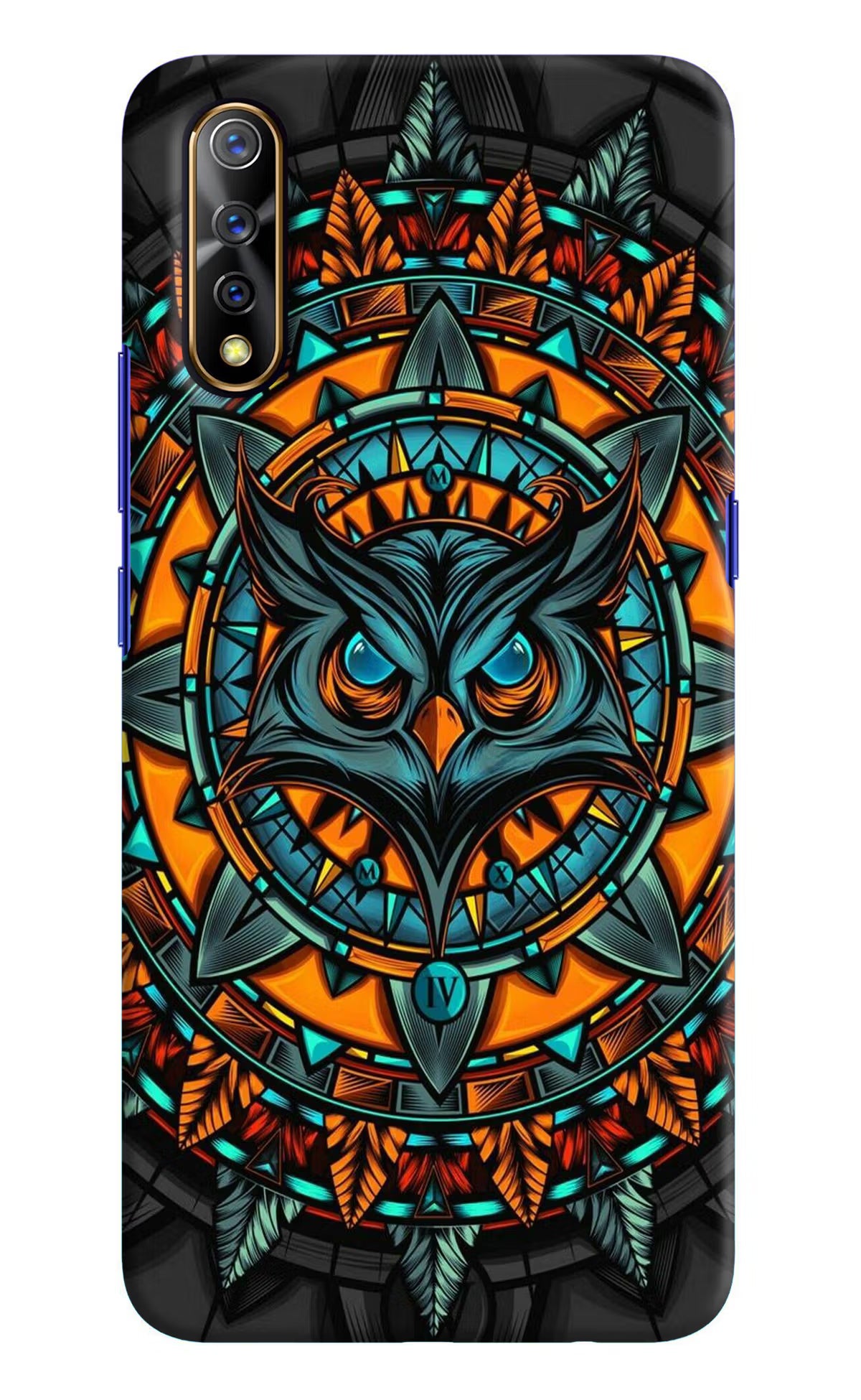 Angry Owl Art Case for Vivo S1/Z1x by Casekaro