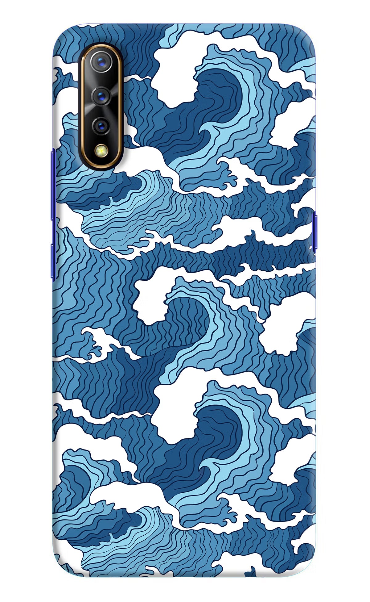 Blue Waves Case for Vivo S1/Z1x by Casekaro