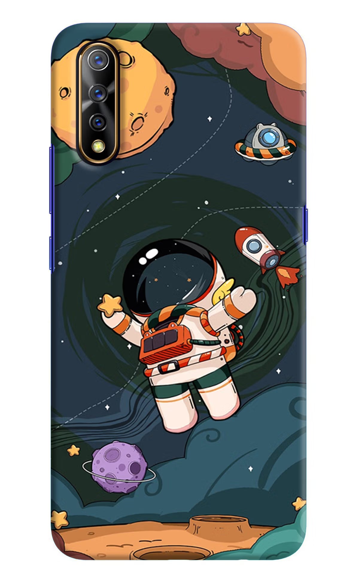 Cartoon Astronaut Case for Vivo S1/Z1x by Casekaro