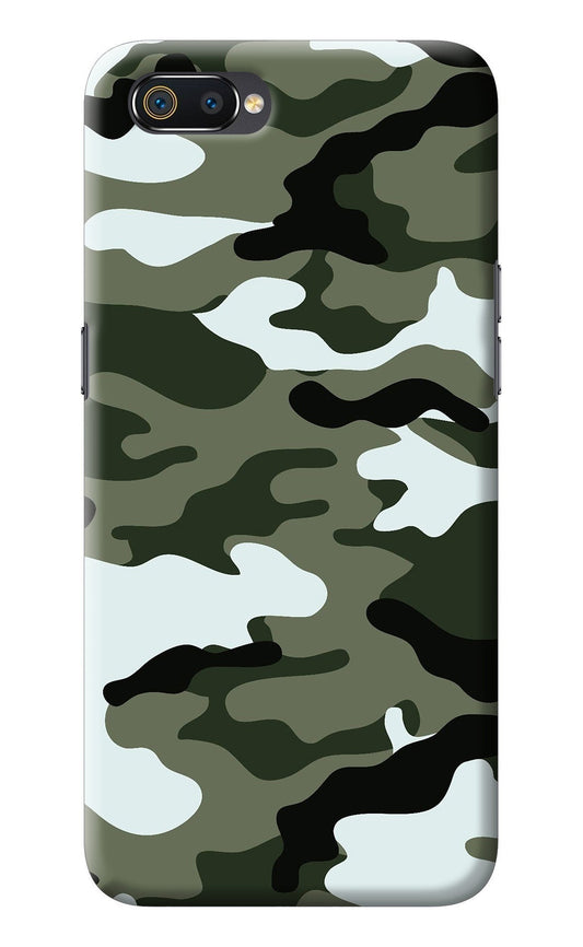 Camouflage Realme C2 Back Cover