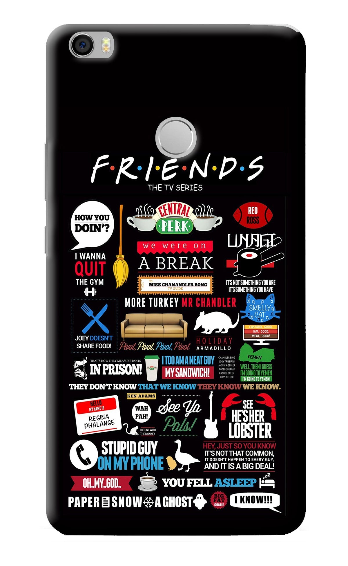 FRIENDS Mi Max Back Cover