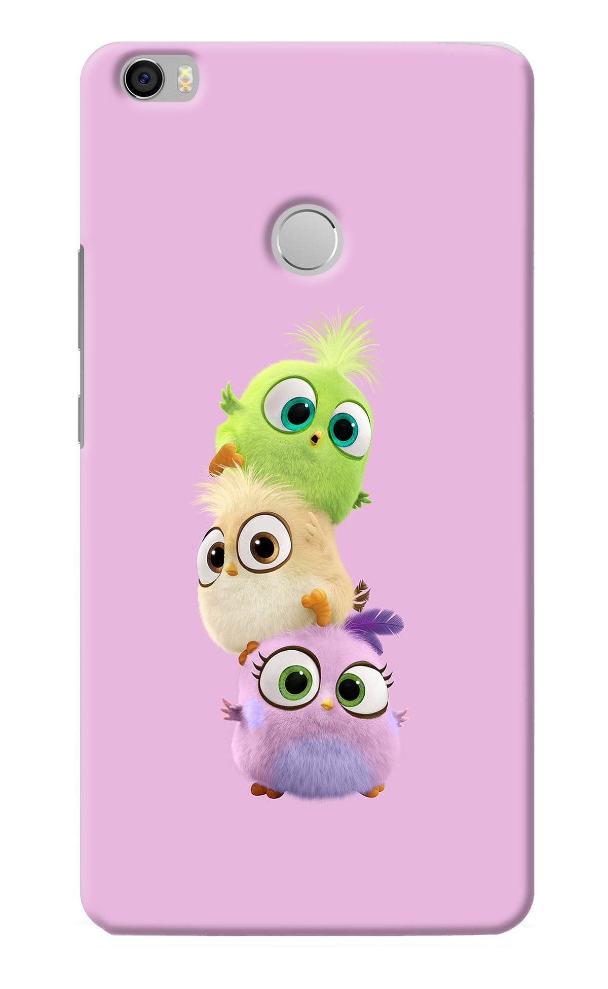 Cute Little Birds Mi Max Back Cover