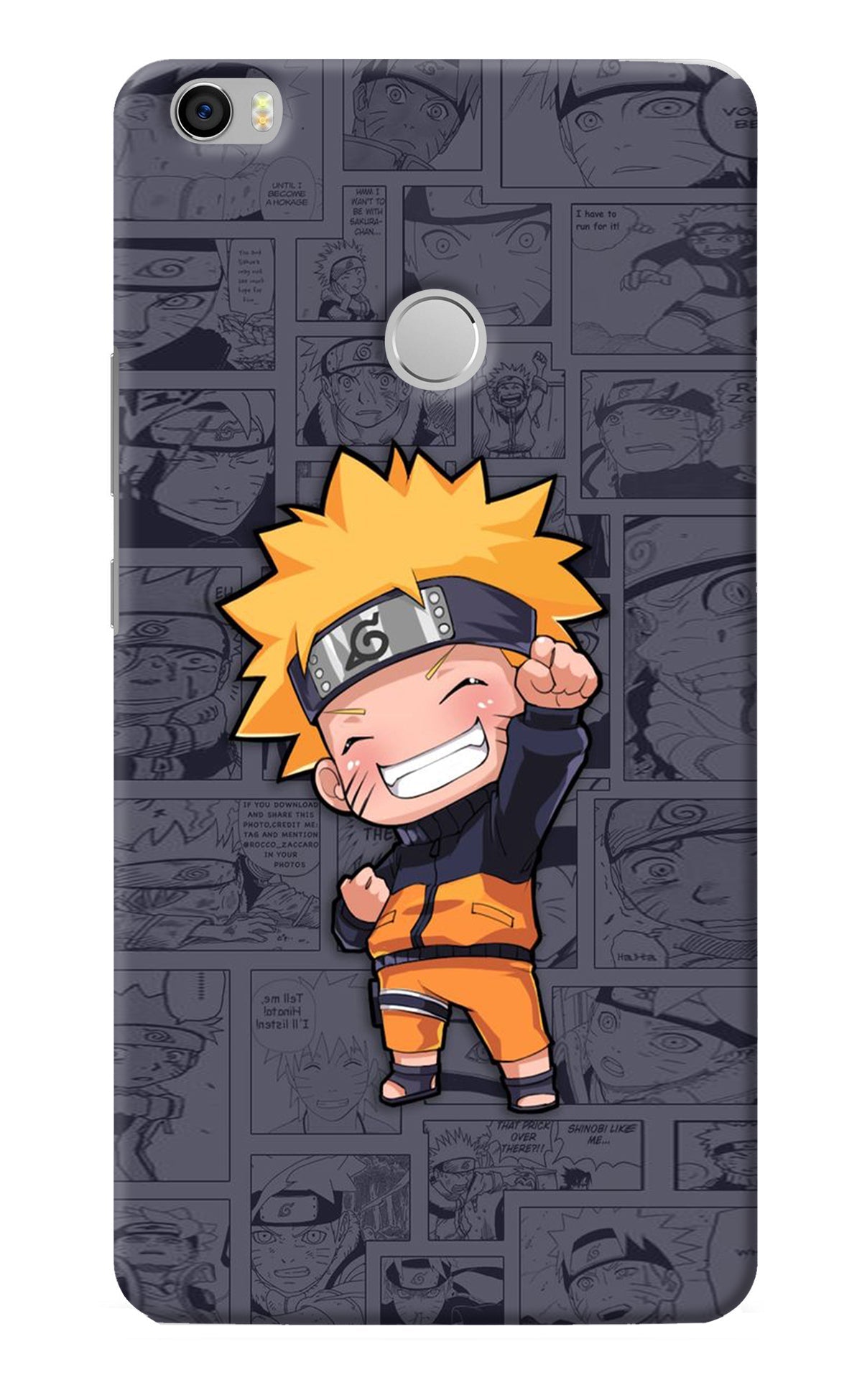 Chota Naruto Mi Max Back Cover