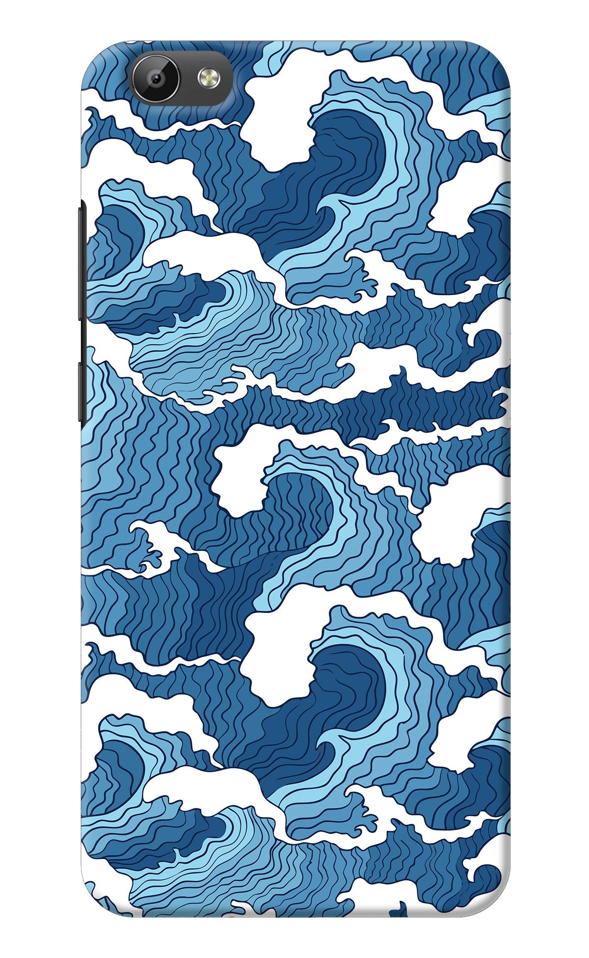 Blue Waves Vivo Y66 Back Cover