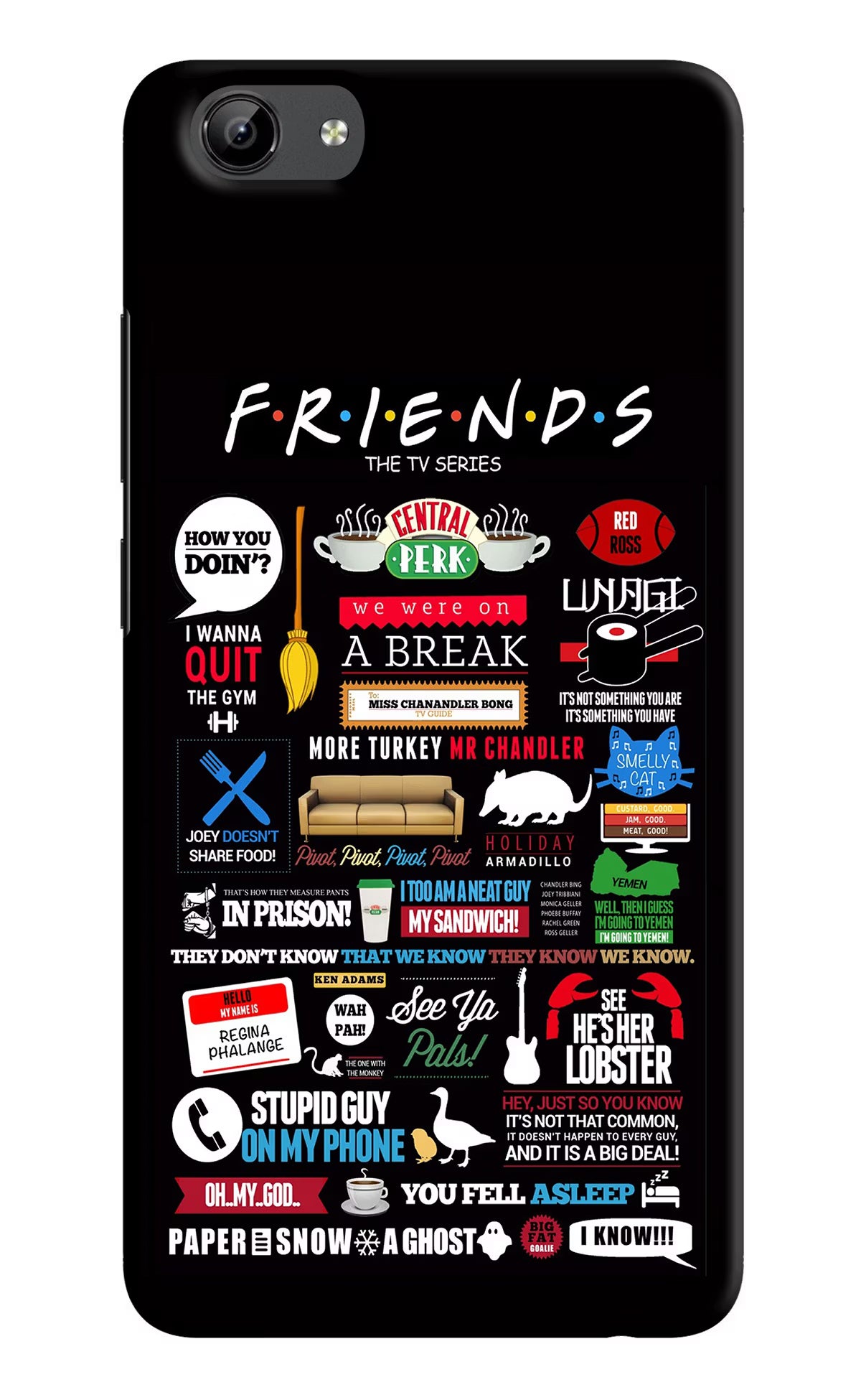 FRIENDS Case for Vivo Y71 by Casekaro