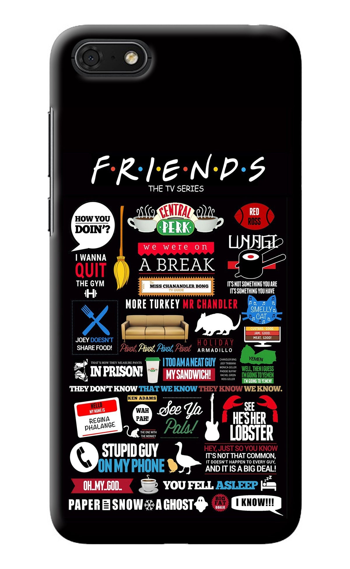 FRIENDS Honor 7S Back Cover