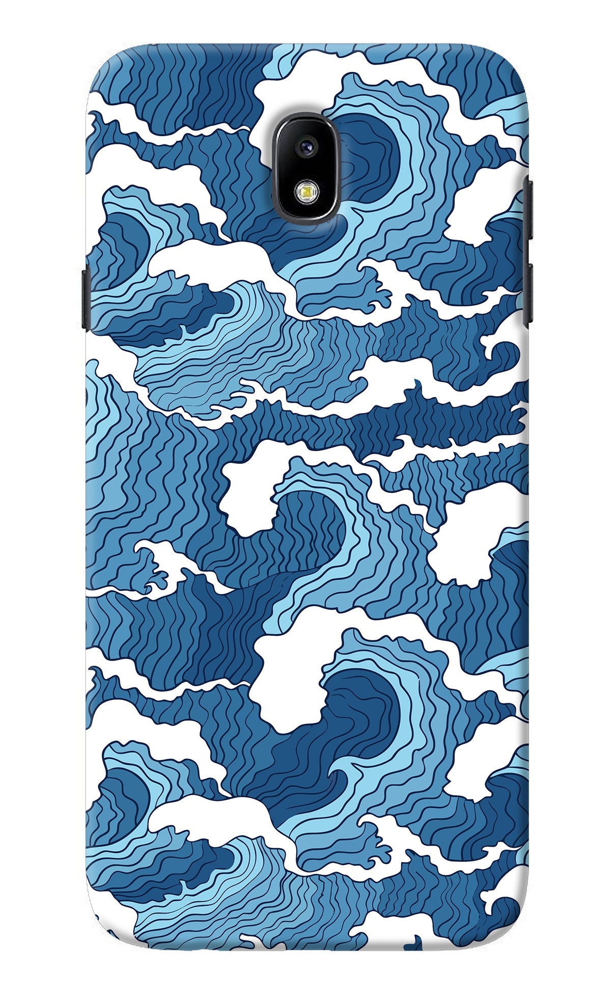 Blue Waves Samsung J7 Pro Back Cover