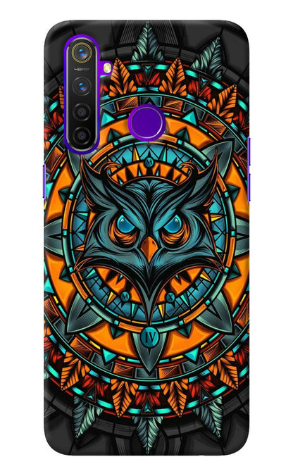 Angry Owl Art Realme 5 Pro Back Cover