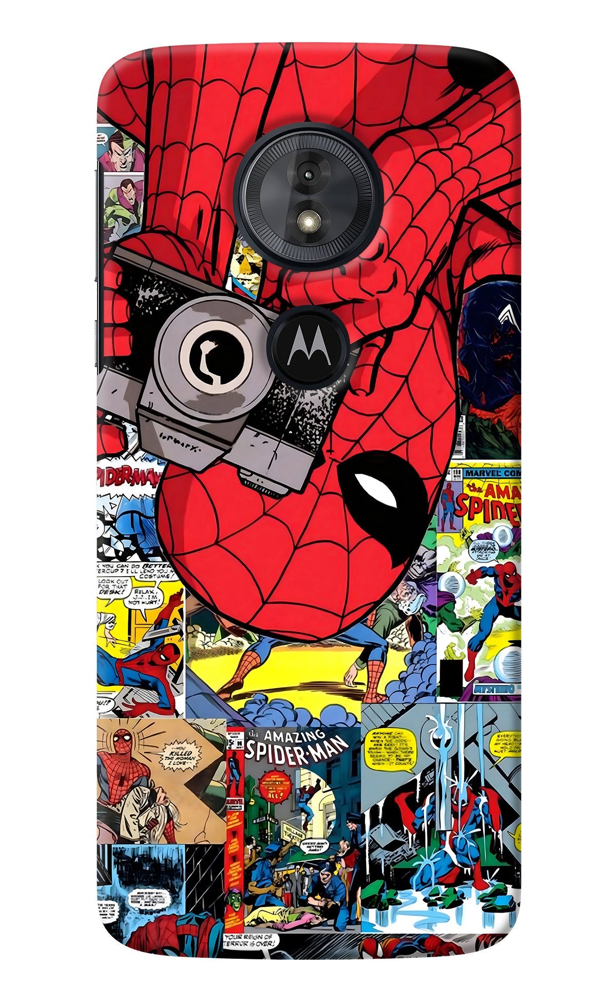 Spider Man Moto G6 Play Back Cover