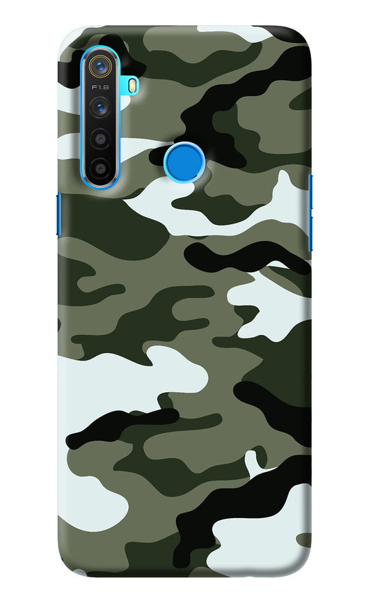 Camouflage Realme 5/5i/5s Back Cover