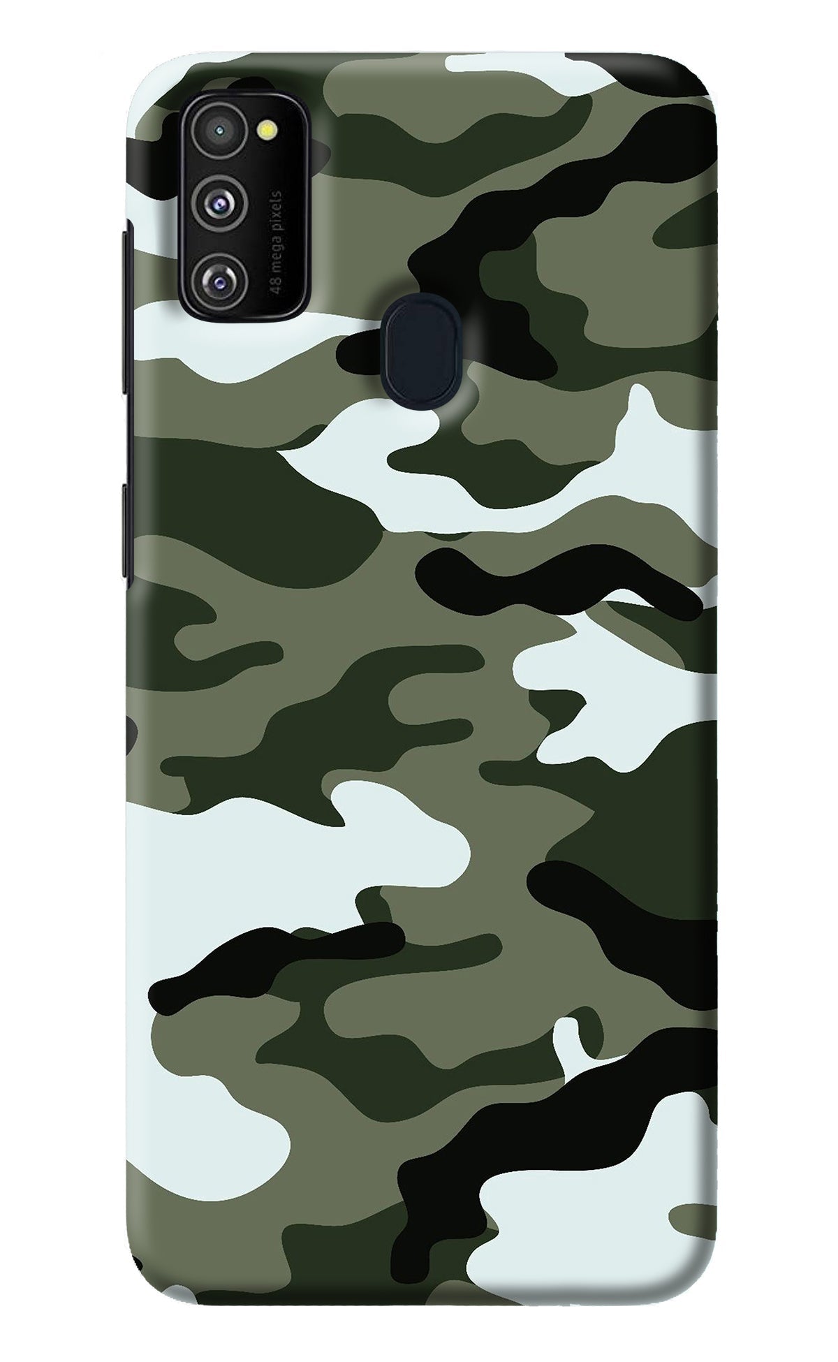 Camouflage Samsung M30s Back Cover