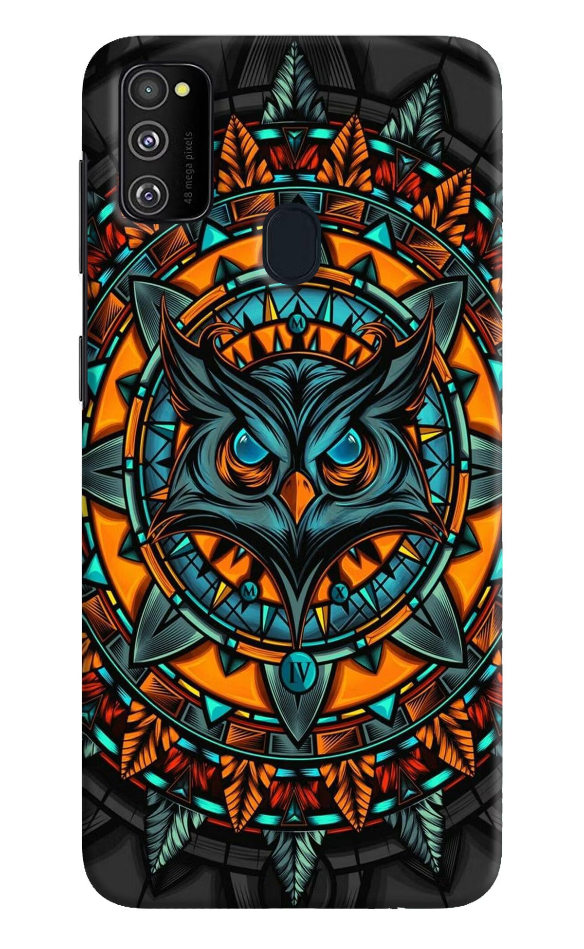 Angry Owl Art Case for Samsung M30s by Casekaro