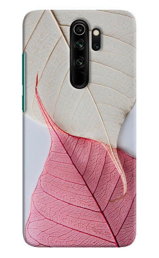 White Pink Leaf Case for Redmi Note 8 Pro by Casekaro