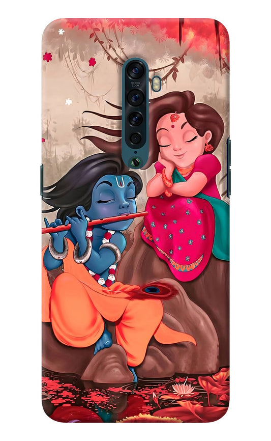 Radhe Krishna Oppo Reno2 Back Cover