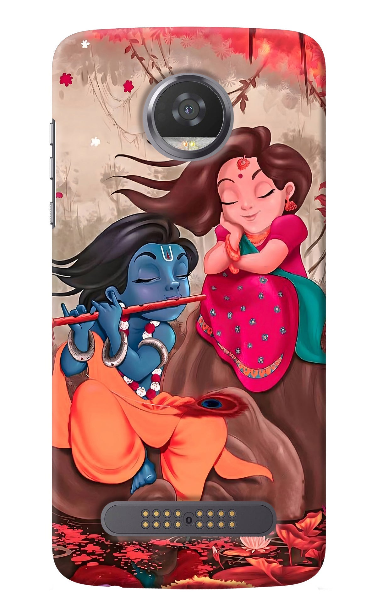 Radhe Krishna Moto Z2 Play Back Cover