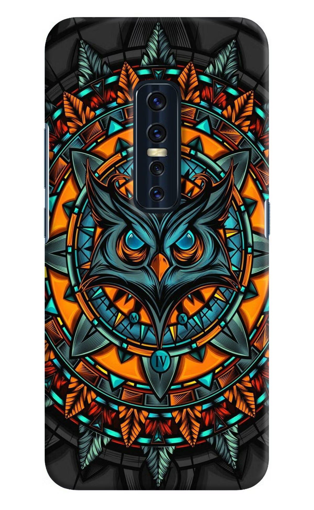 Angry Owl Art Case for Vivo V17 Pro by Casekaro