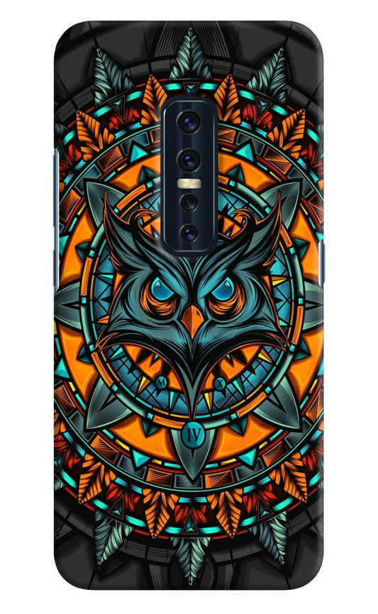 Angry Owl Art Case for Vivo V17 Pro by Casekaro